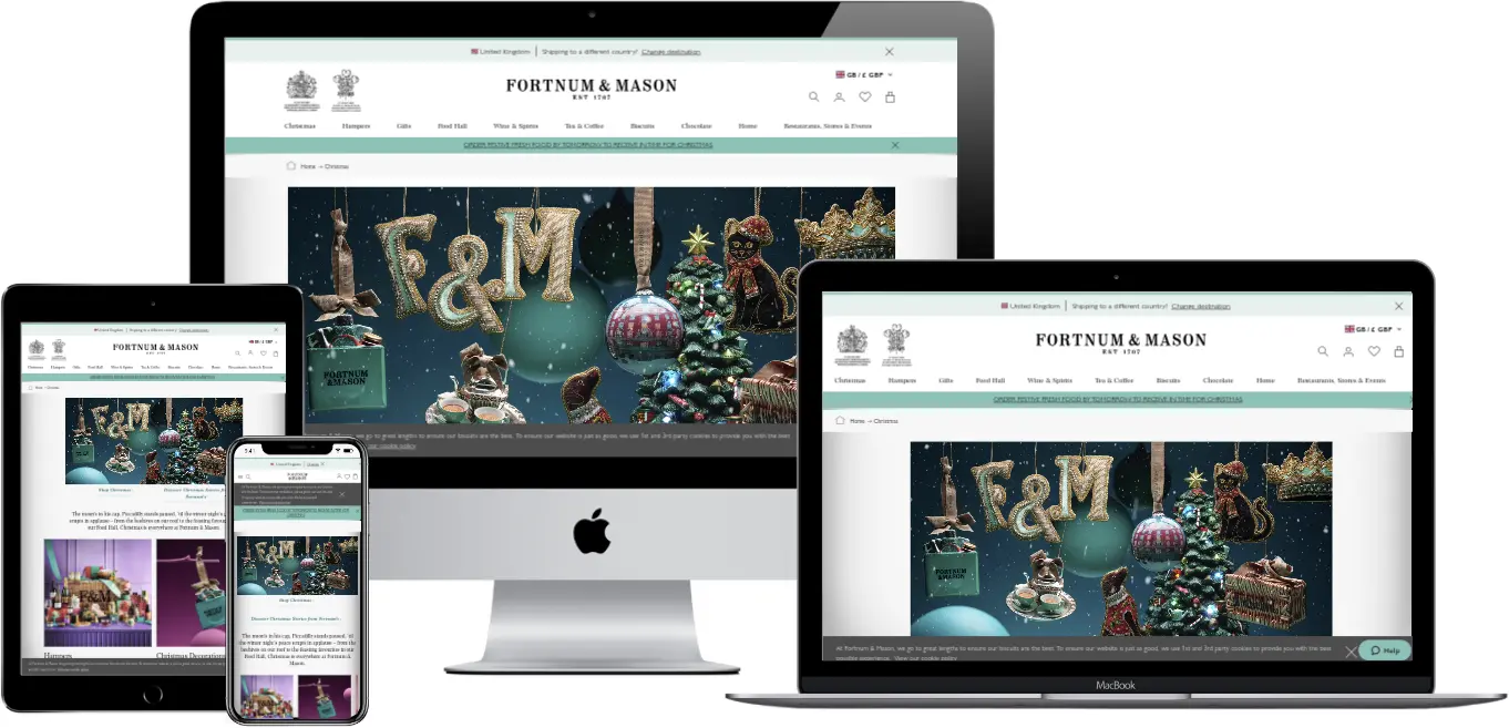 Fortnum & Mason Headless Adobe Commerce